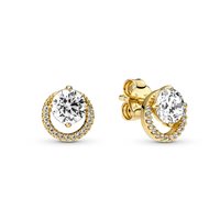 Orecchini Pandora Donna Pandora Timeless in Lega metallica Zirconia 261248C01 - 261248C01